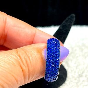 NEW UNISEX wedding style CZ ZIRCON-rhinestone glitter band